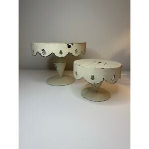 Set of 3 Shabby Chic Cake Stands